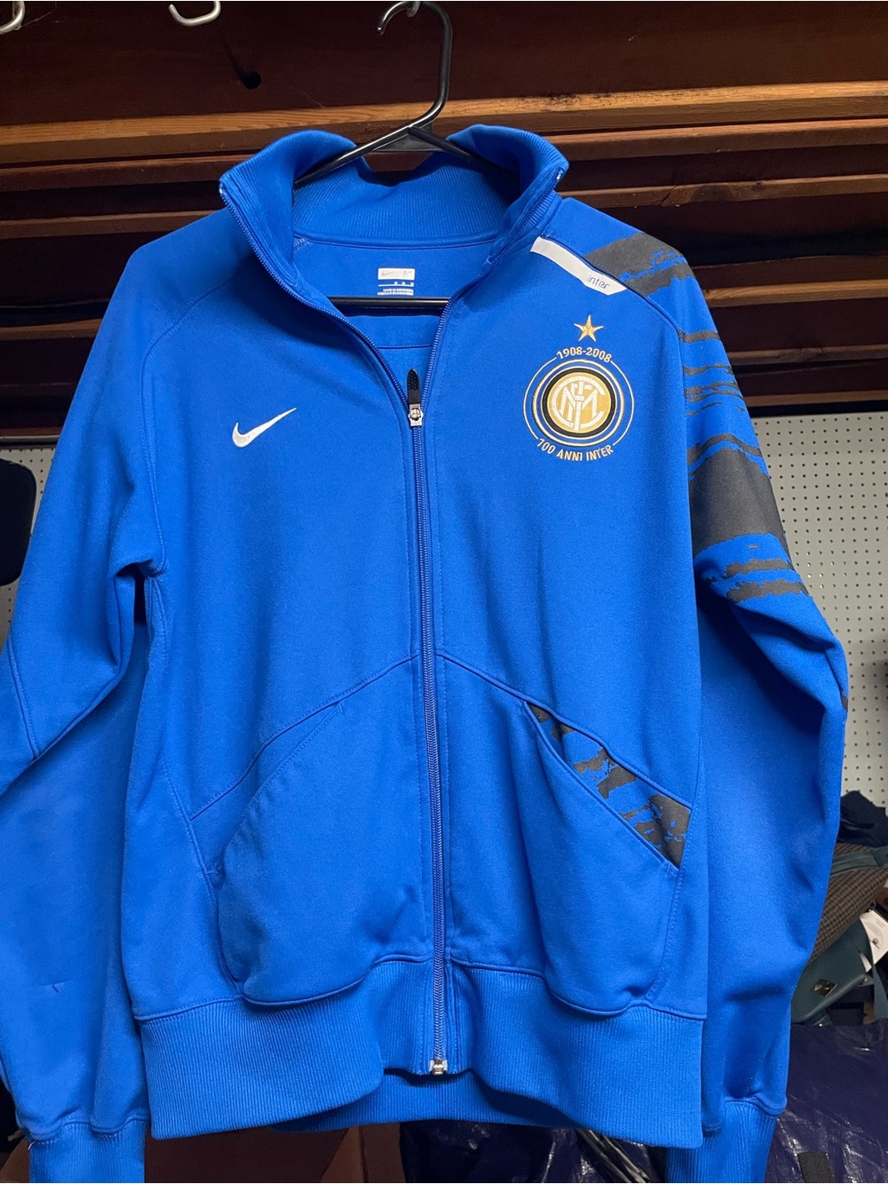 2007–08 Inter Milan Nike Centenary Track Jacket Medium